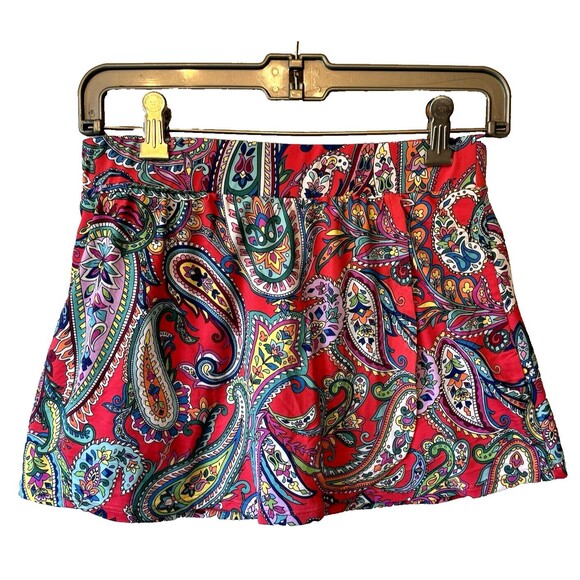 Tommy Bahama Pants - Tommy Bahama Skort Skirt XS‎ Golf Tennis Pickleball Stretch Paisley Multicolor